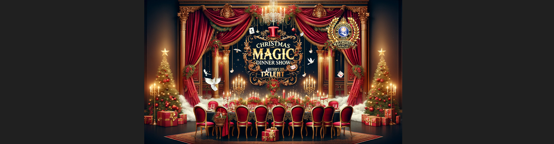 Weihnachtszauberdinner-Show 